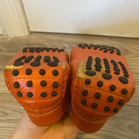 M. Gemi Orange Driving Loafer - Picture 8 of 9
